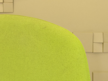 Офисное кресло для персонала на колесах  Vitra Ткань Зелёный Швейцария  КПТЗ-24065