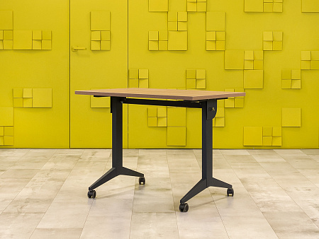 Офисный стол прямой 1000x720 ДСП Зебрано Россия_СППЗ-15072