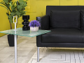 Комплект мягкой мебели WALTER KNOLL 1300x690 Кожа Чёрный Германия_ДНКЧК-190124