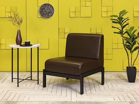 Мягкое кресло Лофт Сандра Кожзам Коричневый Россия  КНКК-18036