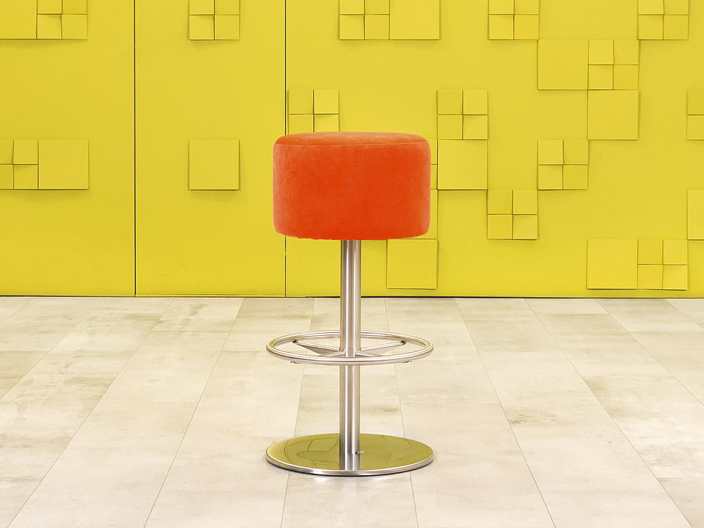 Барный стул  ARTU Ткань Оранжевый Россия  УНТО-21025
