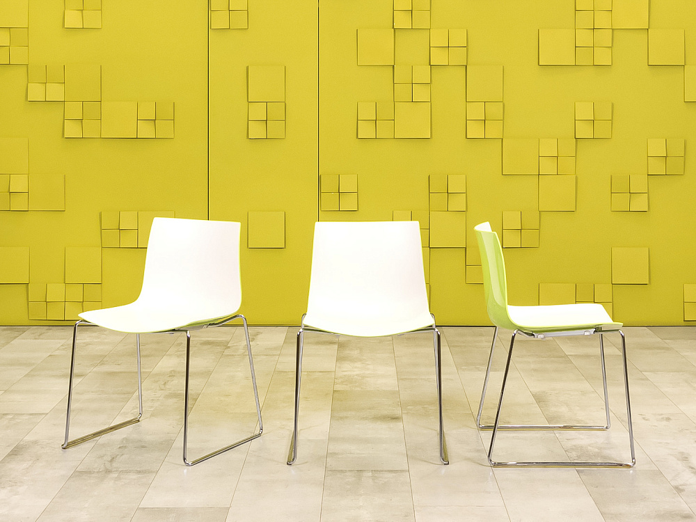 Офисный стул  Pedrali Пластик Белый Италия  УДПЗ-04026