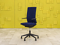 Офисное кресло для персонала на колесах BENE Ткань Синий Австрия_КПТН-120424