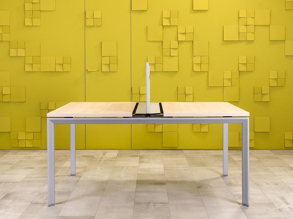 Комплект офисной мебели на 2 человека ЛДСП Клен Беларусь_ГКВ2-160823