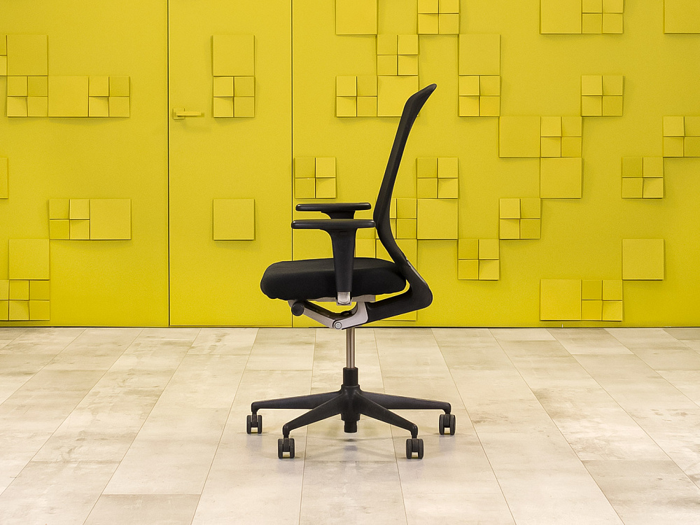Офисное кресло для персонала на колесах Vitra Ткань Чёрный Швейцария_КПТЧ2-290923