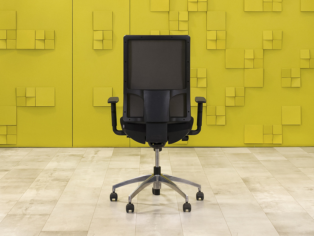 Офисное кресло для персонала на колесах Sitland Ткань Чёрный; Серый Италия_КПТЧ-140824