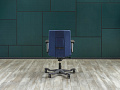 Офисное кресло для персонала на колесах ISKU Ткань Синий Финляндия_КПТН1-08042