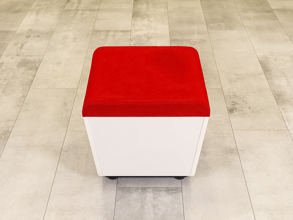 Пуф HAWORTH Ткань Красный Германия  ПУФ-29105