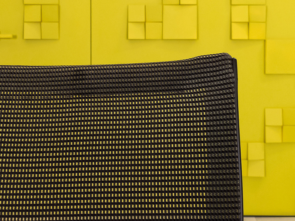 Офисное кресло руководителя на колесах HAWORTH Ткань Чёрный США_КПТЧ1-201123