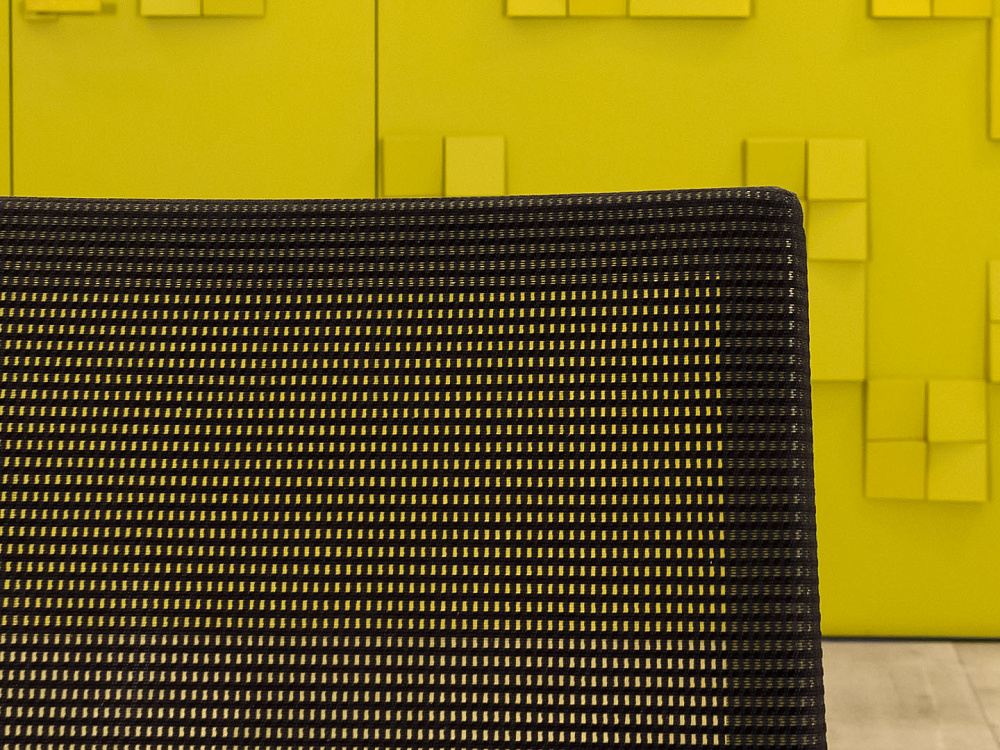 Офисное кресло для персонала на колесах Comforto HAWORTH Ткань Серый США_КПТС-190724