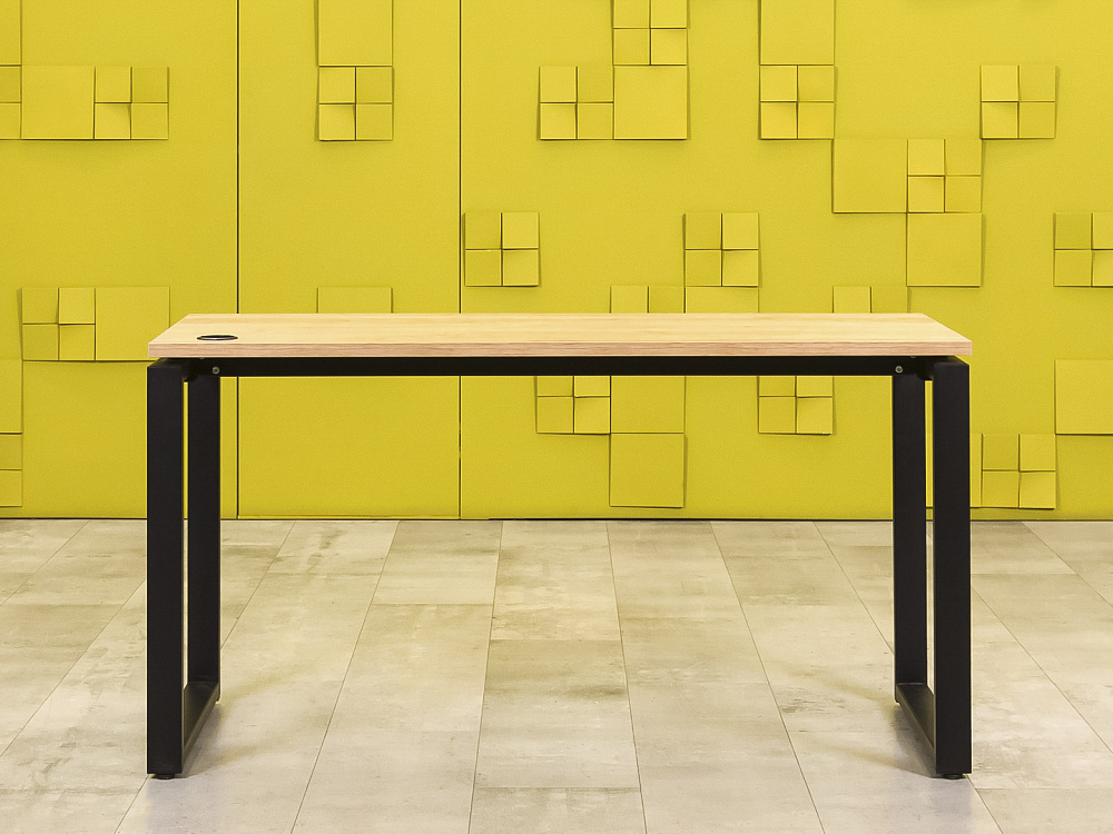 Офисный стол прямой ЛДСП Зебрано Россия  СППЗ1-18075