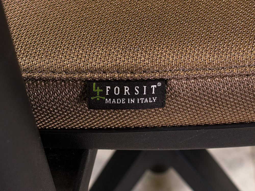 Офисное кресло для персонала на колесах FORSIT Ткань Серый Италия_КПТС1-250724