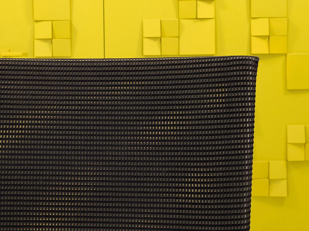 Офисное кресло для персонала на колесах Comforto HAWORTH Ткань Серый США_КПТС-051223