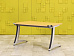 Офисный стол эргономичный Steelcase 1400x1000 ЛДСП Бук Франция_СПУВ-280923
