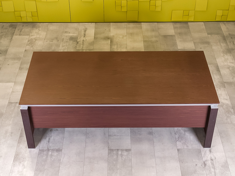 Стол для руководителя HAN 2200x1000 Шпон Венге Италия_СРПЕ-061022