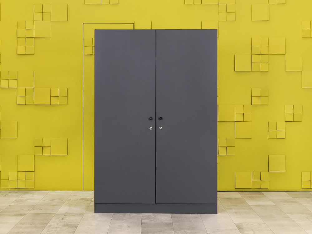 Шкаф для документов офисный ЛДСП Серый Россия  ШД2ДС-18075