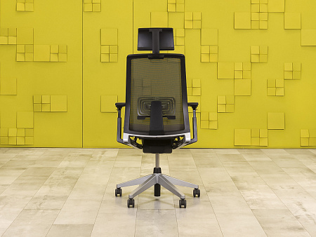 Офисное кресло руководителя на колесах HAWORTH Кожа Коричневый США  КРКК-17125