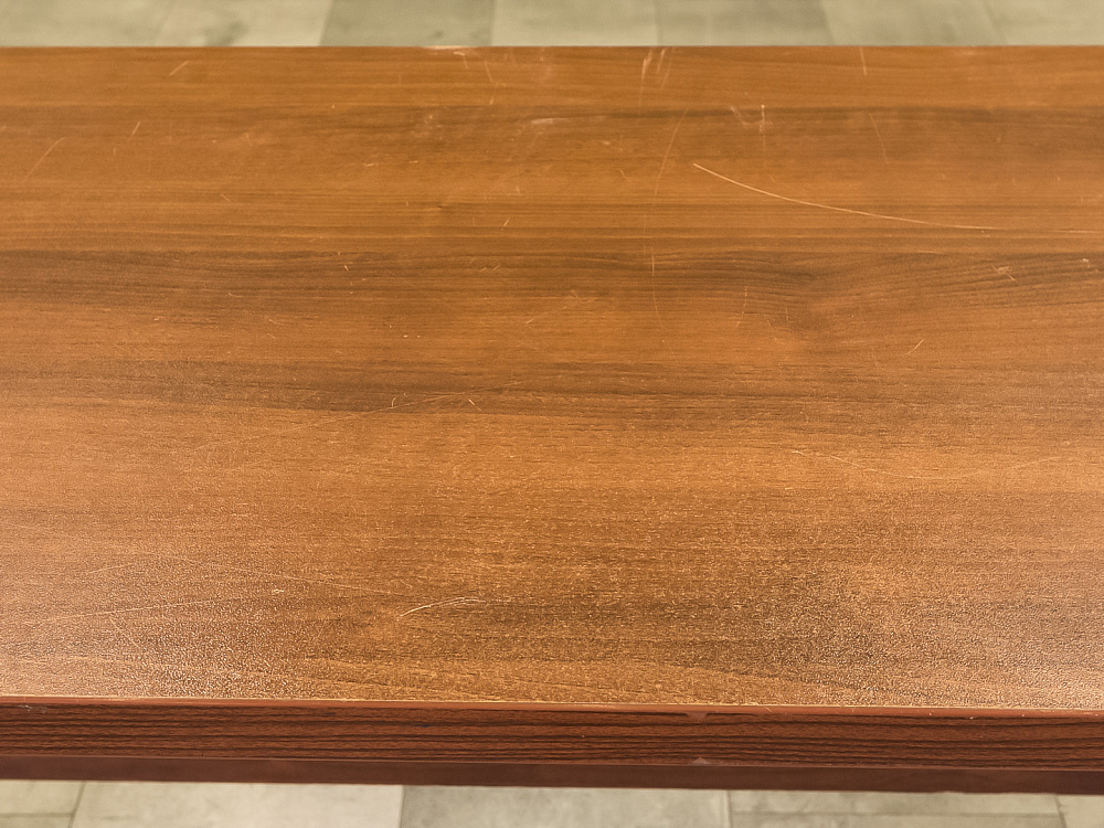 Офисный стол прямой  ЛДСП Вишня Россия  СППШ2-13046