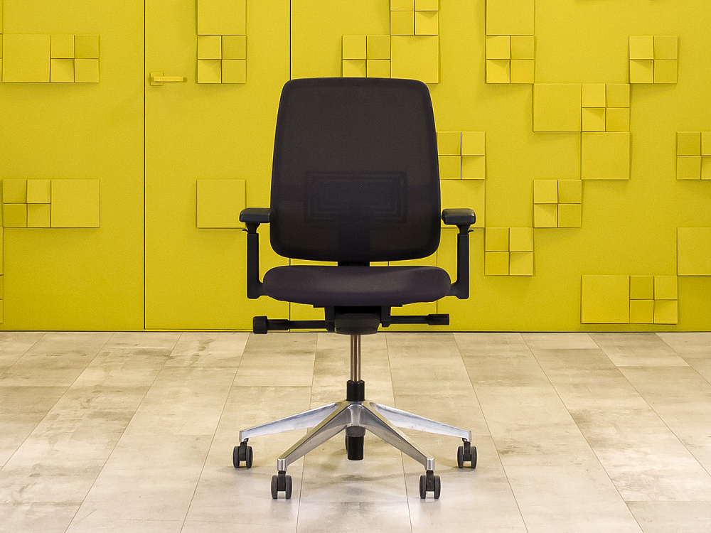 Офисное кресло для персонала на колесах HAWORTH Ткань Серый США_КПТС3-231223