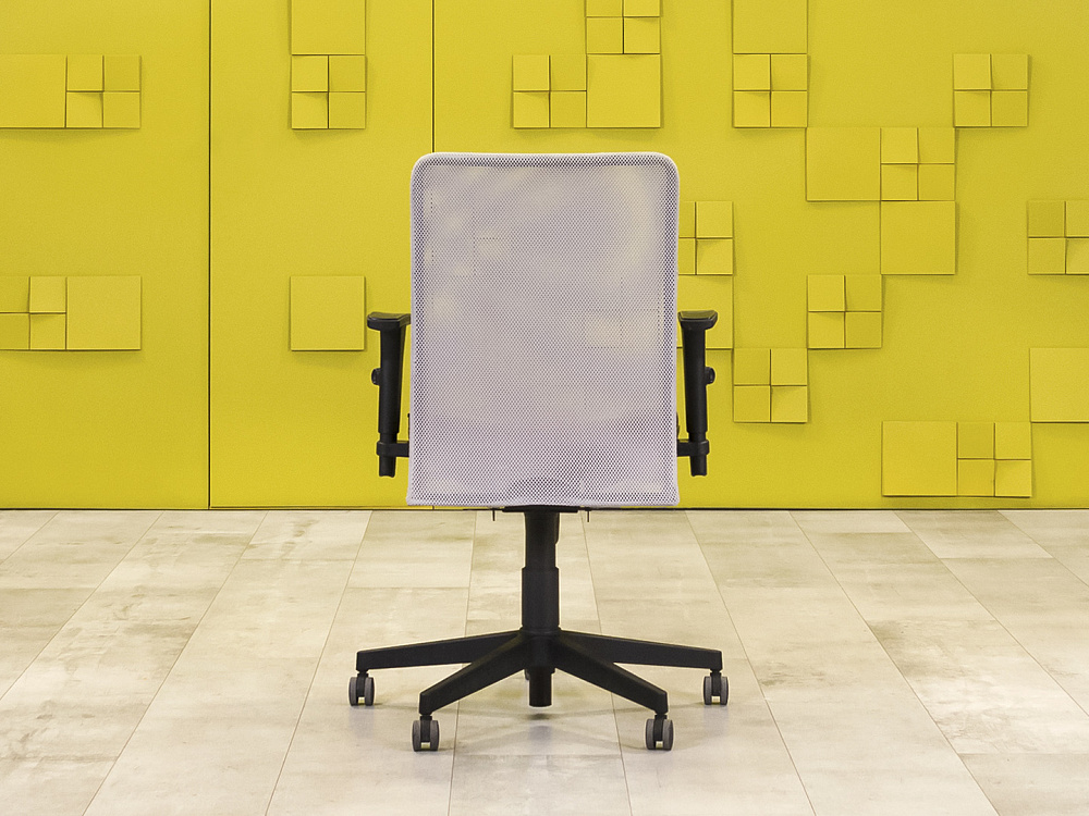 Офисное кресло для персонала на колесах FORSIT Ткань Серый Италия_КПТС1-250724