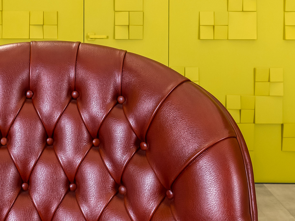 Комплект мягких кресел Executive base MASCHERONI Кожа Коричневый Италия_КНККК-110823