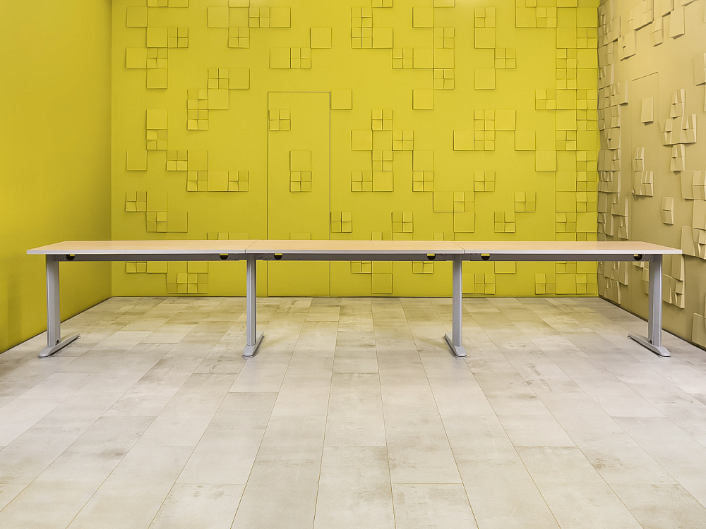 Комплект офисной мебели стол с тумбой  ЛДСП Зебрано Россия  ГКЗ-19016