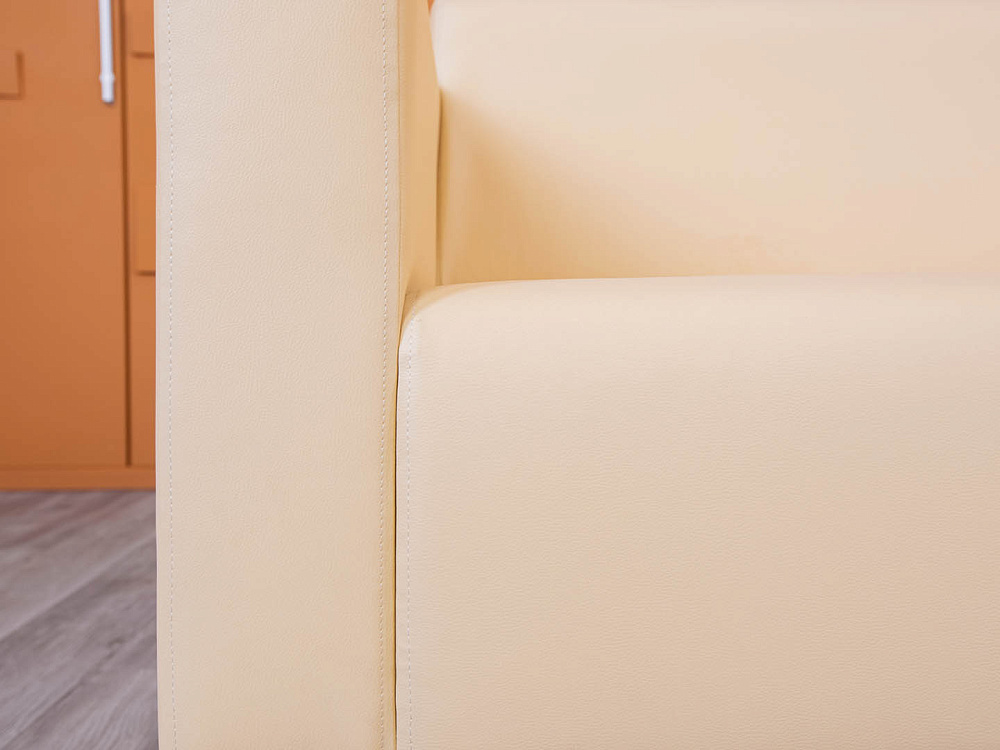 Офисный диван ДМебель Кожзам Бежевый   (ДНКБ2-25094(нов))