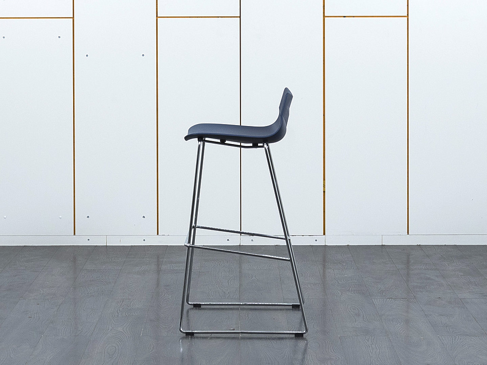 Барный стул LEAF-06 Пластик Синий   (УНТН-24091)