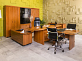 Кабинет руководителя CANNES Goodfurniture МДФ Орех Италия_КРХ1-070524