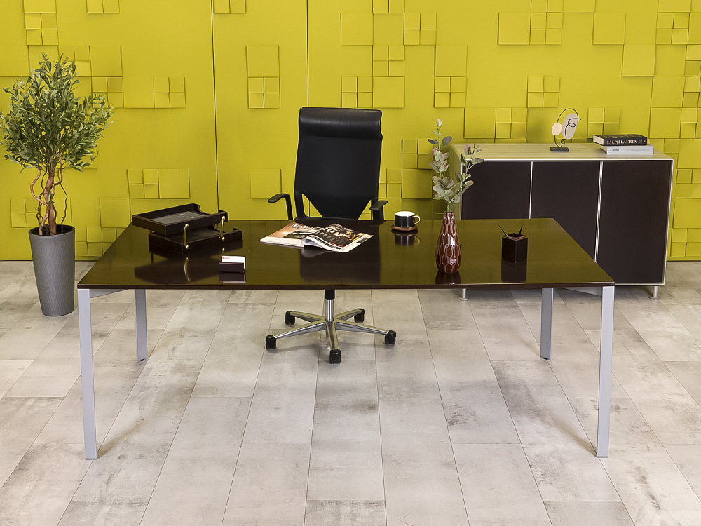 Стол для руководителя BENE 2000x1000 ЛДСП Венге Австрия_СРПЕК-051223