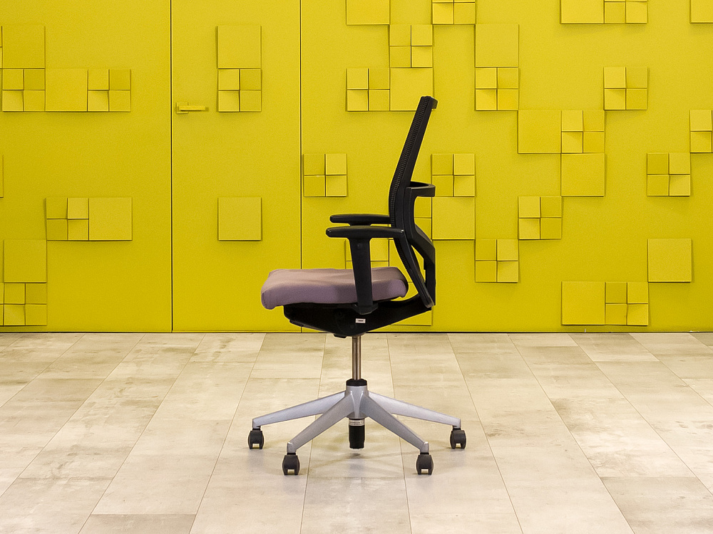 Офисное кресло для персонала на колесах Comforto HAWORTH Ткань Серый США_КПТС-190724