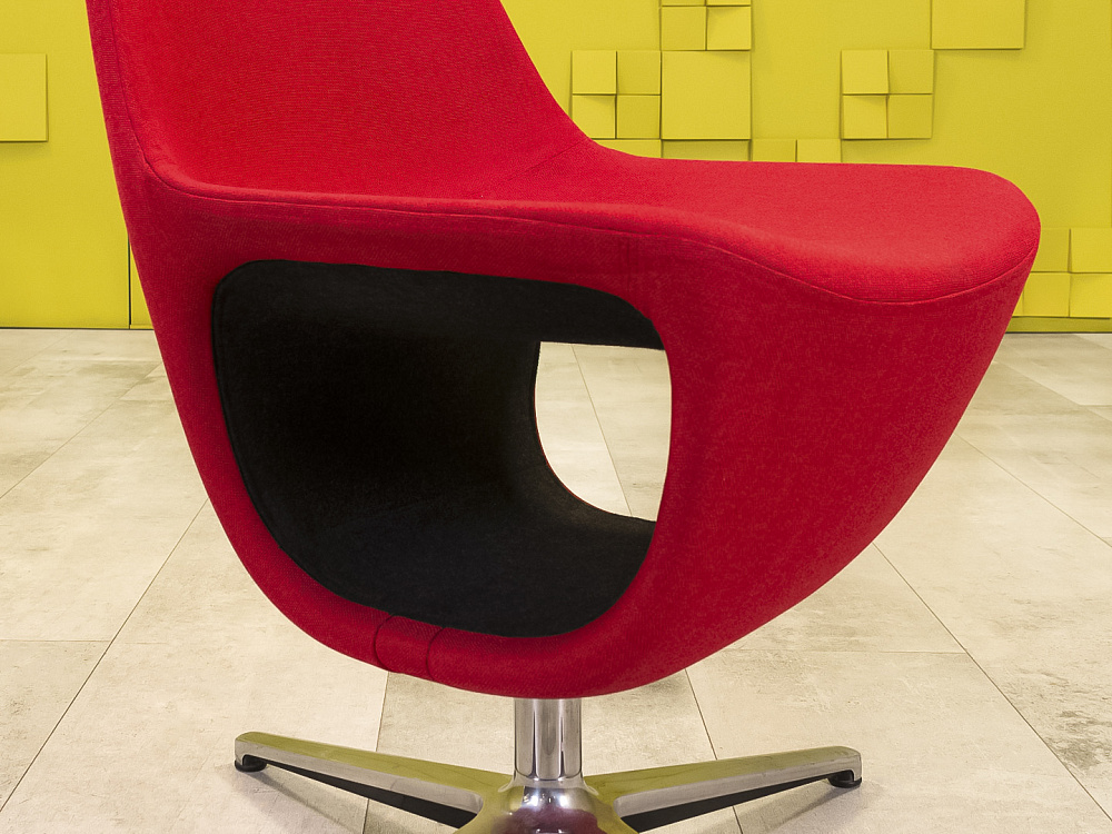 Мягкое кресло Pelikan Profim Ткань Красный Польша  КНТК3-26025