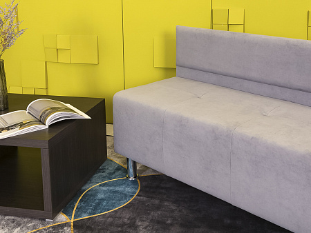 Офисный диван  Ткань Серый Россия  ДНКС-27115