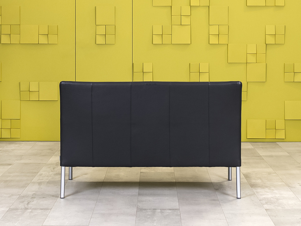 Комплект мягкой мебели WALTER KNOLL 1300x690 Кожа Чёрный Германия_ДНКЧК-190124