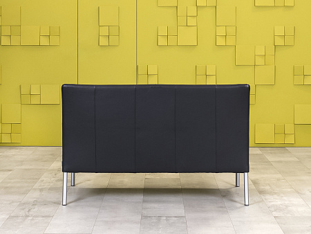 Комплект мягкой мебели WALTER KNOLL 1300x690 Кожа Чёрный Германия_ДНКЧК-190124