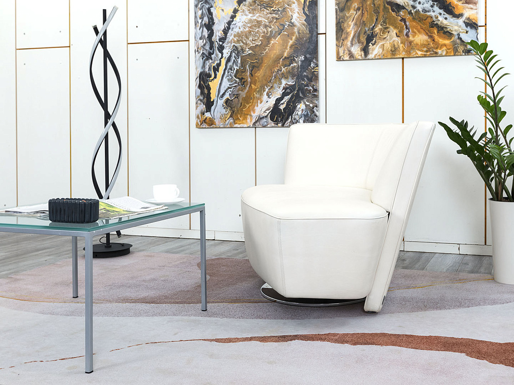 Офисный диван Walter Knoll Кожа Бежевый   (ДНКБ-10104)