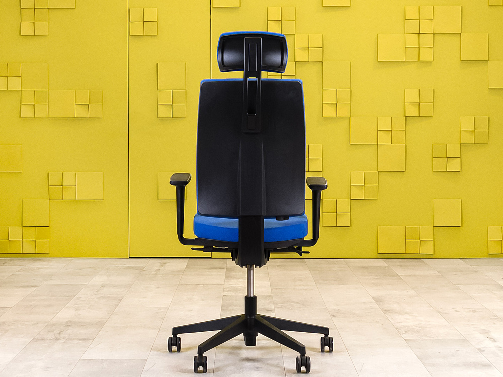 Офисное кресло руководителя на колесах ORGSPACE Ткань Синий Импорт_КРТН-201123