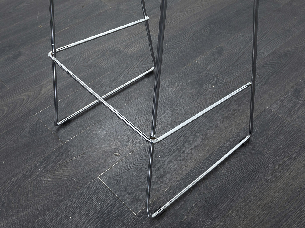 Барный стул LEAF-06 Пластик Синий   (УНТН-24091)