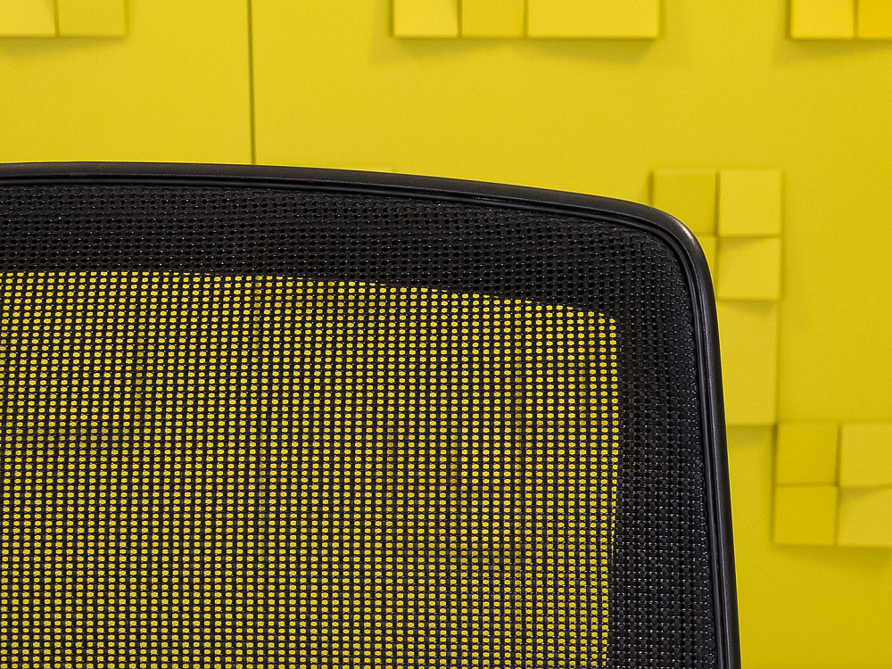 Офисное кресло для персонала на колесах Allsteel Ткань Красный США_КПТК-070924