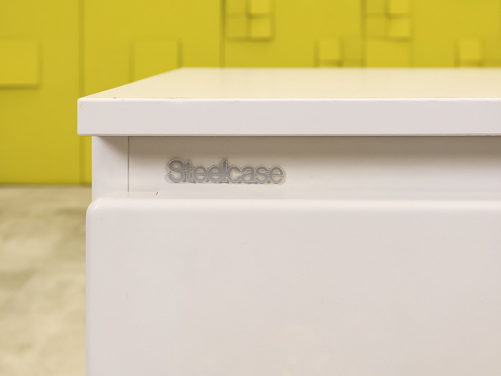 Офисная тумба выкатная Steelcase Металл Белый Франция  ТВ3ЯБ-12026