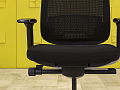 Офисное кресло для персонала на колесах Reply Steelcase Ткань Чёрный Франция  КПТЧ-30016
