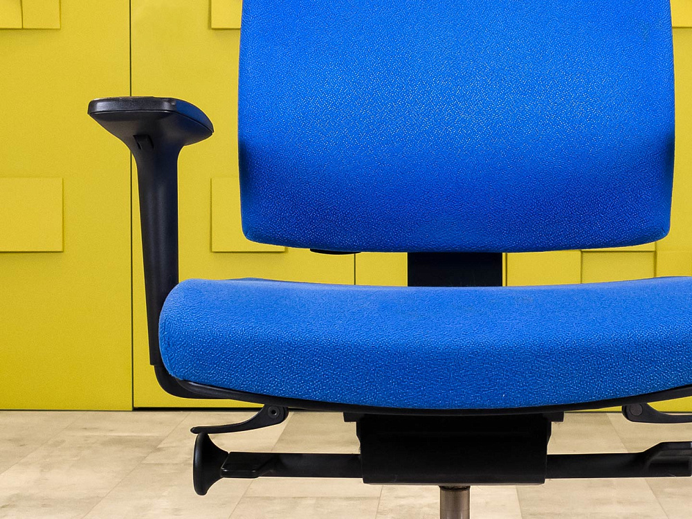 Офисное кресло руководителя на колесах ORGSPACE Ткань Синий Импорт_КРТН-201123