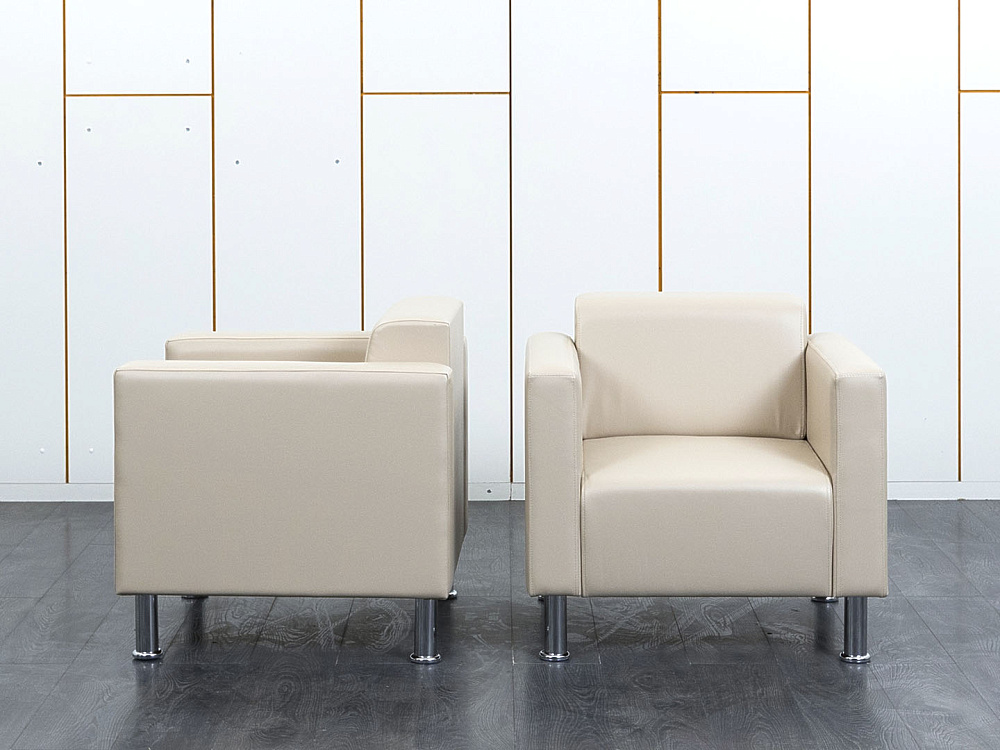 Мягкое кресло Май Кожзам Бежевый   (КНКБ-27010)