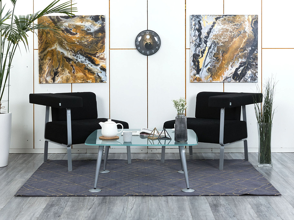 Офисный диван Bene Ткань Черный Coffice Linear  (ДНТЧ-05124)