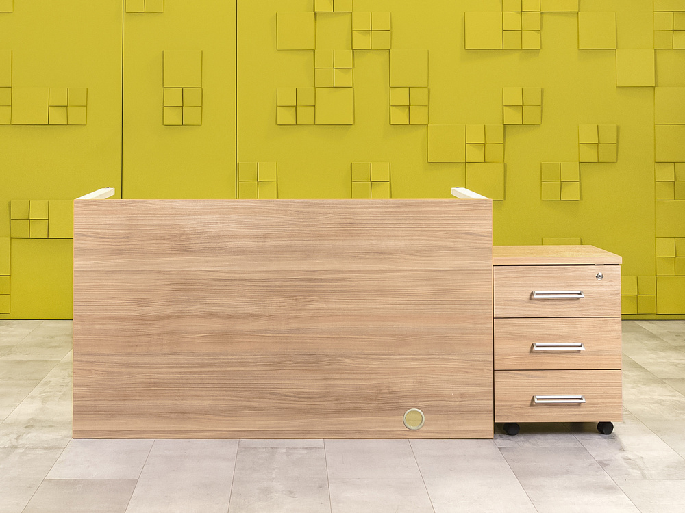 Комплект офисной мебели на 1 человека ЛДСП Орех Россия_СППХТ-190224