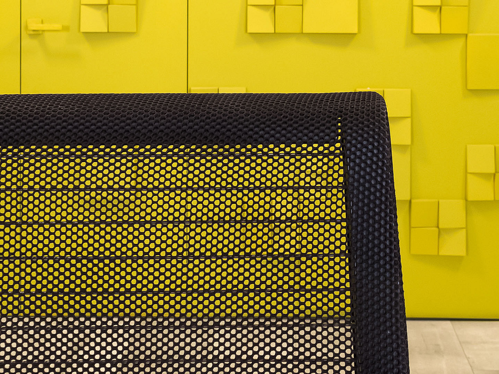 Офисное кресло для персонала на колесах Steelcase Кожа Чёрный Франция_КПКЧ-290922