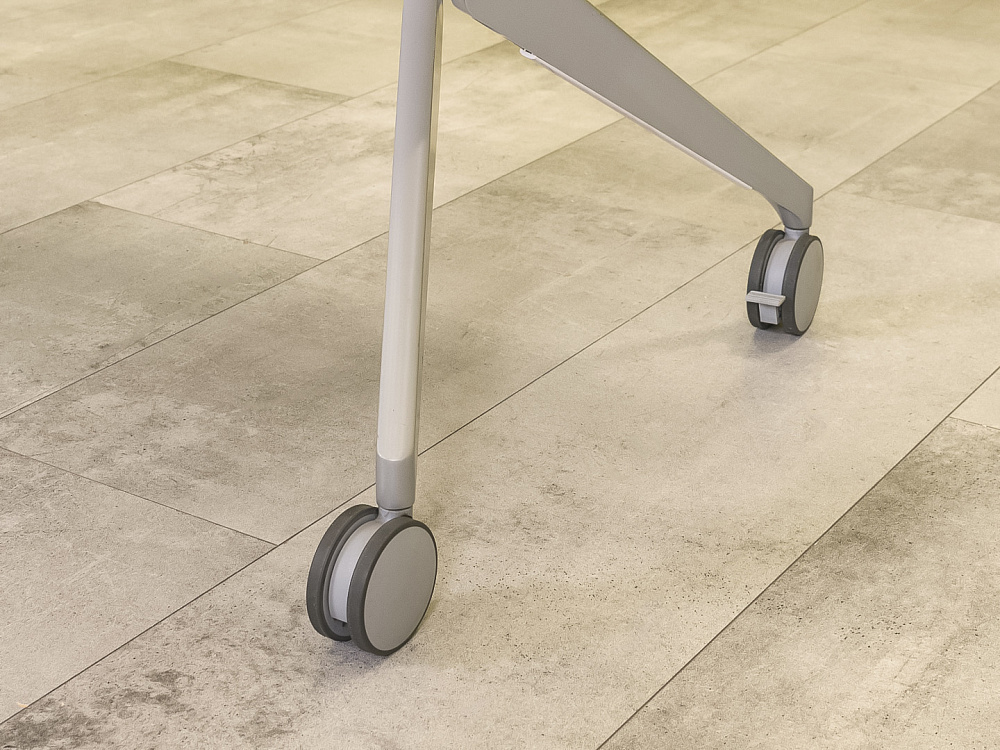 Офисный стол прямой HAWORTH ЛДСП Зебрано Германия  СППЗ-29105