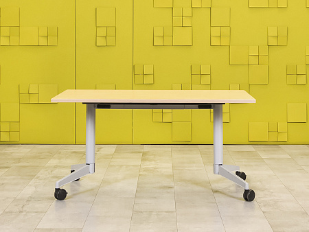 Офисный стол прямой Steelcase ЛДСП Клен Германия  СППВ-01125