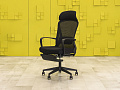 Офисное кресло руководителя на колесах Сетка Чёрный Импорт_КРТЧ6-271023