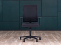 Офисное кресло для персонала на колесах Lyra LD Seating Ткань Чёрный Чехия_КПТЧ2-060623